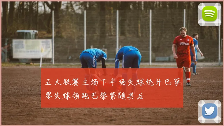 五大联赛主场下半场失球统计巴萨零失球领跑巴黎紧随其后